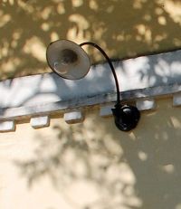 Schlichte Lampe für den Außenbereich